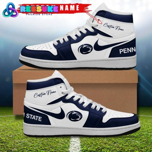 Penn State Nittany Lions NCAA Customized Air Jordan 1