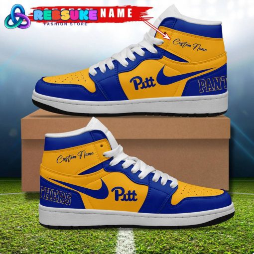 Pittsburgh Panthers NCAA Customized Air Jordan 1