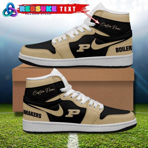 Purdue Boilermakers NCAA Customized Air Jordan 1