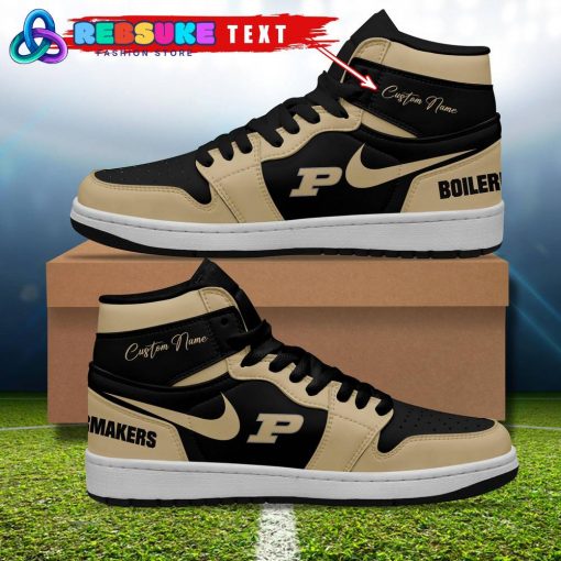 Purdue Boilermakers NCAA Customized Air Jordan 1