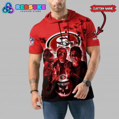 San Francisco 49ers Custom Name Halloween Hoodie Short Sleeve