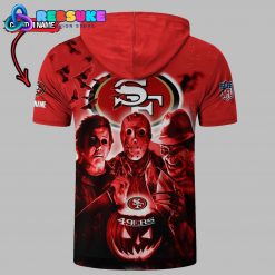 San Francisco 49ers Custom Name Halloween Hoodie Short Sleeve