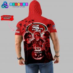 San Francisco 49ers Custom Name Halloween Hoodie Short Sleeve