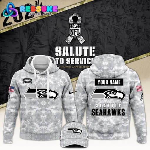 Seattle Seahawks Arctic Camo 2024 Combo Hoodie, Pants, Cap