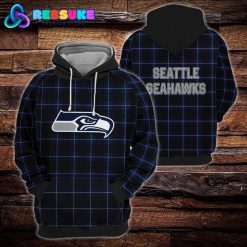 Seattle Seahawks NFL Plaid Hoodie Zip Hoodie Sweatshirt