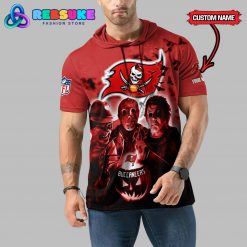 Tampa Bay Buccaneers Custom Name Halloween Hoodie Short Sleeve