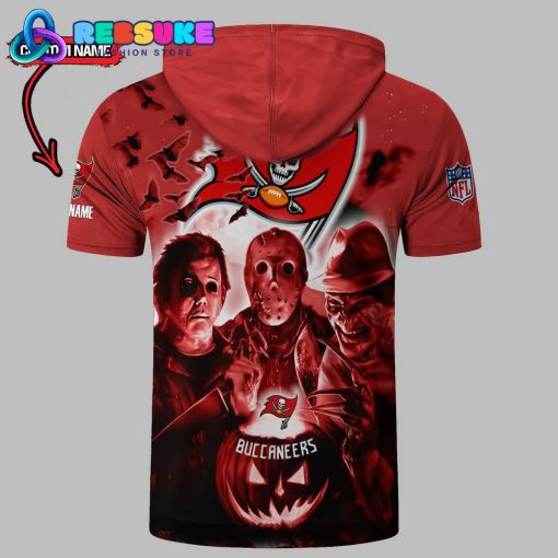 Tampa Bay Buccaneers Custom Name Halloween Hoodie Short Sleeve