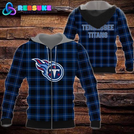 Tennessee Titans NFL Plaid Hoodie, Zip Hoodie, Sweatshirt