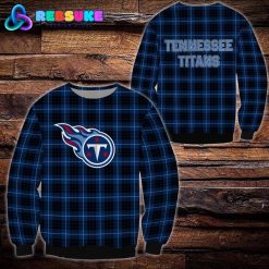 Tennessee Titans NFL Plaid Hoodie Zip Hoodie Sweatshirt