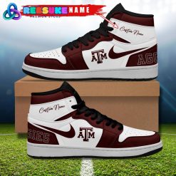 Texas A&M Aggies NCAA Customized Air Jordan 1