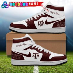 Texas A&M Aggies NCAA Customized Air Jordan 1