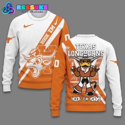 Texas Longhorns Football Custom Number Hoodie