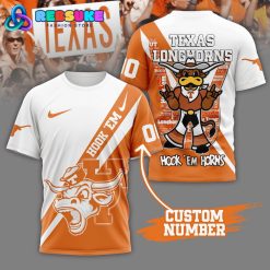 Texas Longhorns Football Custom Number Shirt