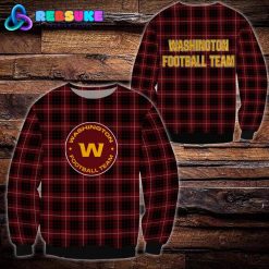 Washington Commanders NFL Plaid Hoodie Zip Hoodie Sweatshirt