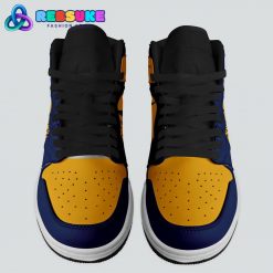 West Virginia Mountaineers NCAA Customized Air Jordan 1