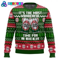 Becks Its the Most Wonderful time for a Beer Ugly Sweater