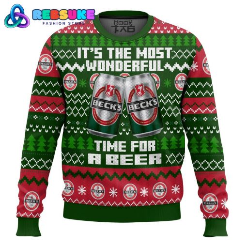 Beck’s It’s the Most Wonderful time for a Beer Ugly Sweater