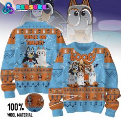 Bluey Trick Or Treat 2024 Ugly Christmas Sweater