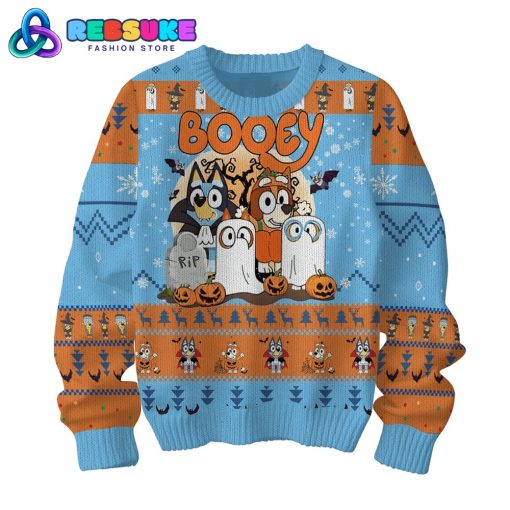 Bluey Trick Or Treat 2024 Ugly Christmas Sweater