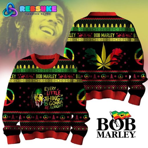 Bob Marley Every Little Thing Is Gonna Be Alright Ugly Sweater