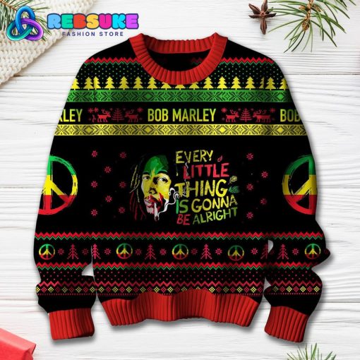 Bob Marley Every Little Thing Is Gonna Be Alright Ugly Sweater