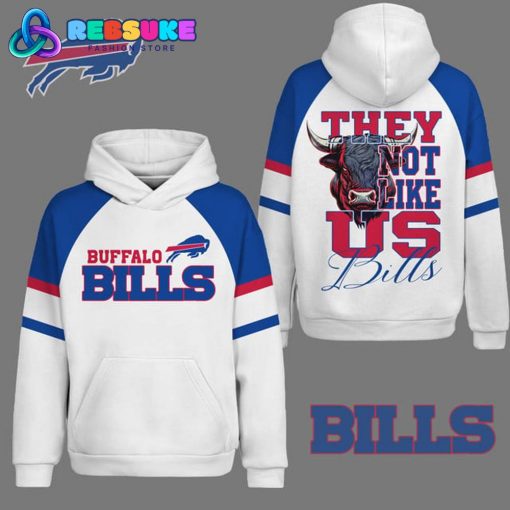 Buffalo Bills They Not Like Us White Hoodie