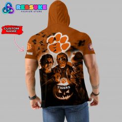 Clemson Tigers Custom Name Halloween Hoodie Short Sleeve