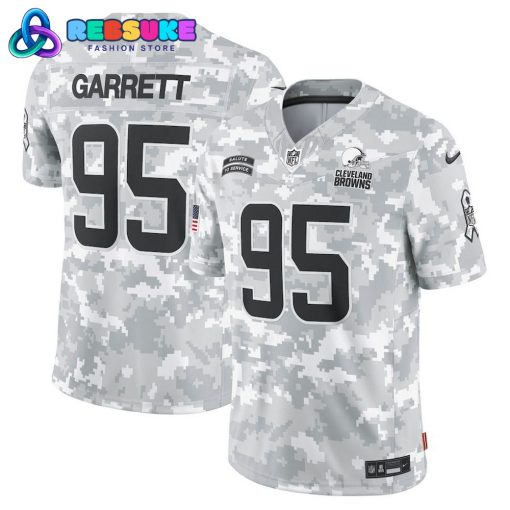 Cleveland Browns 2024 Arctic Camo Personalized Football Jersey