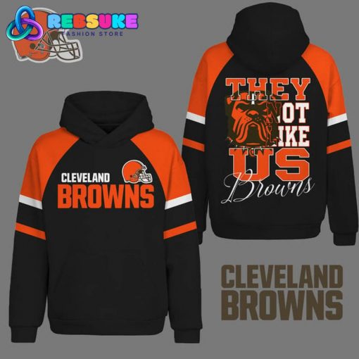 Cleveland Browns They Not Like Us Black Hoodie