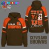 Cleveland Browns They Not Like Us Orange Hoodie