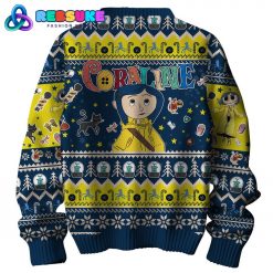 Coraline 2024 Welcome Home Ugly Christmas Sweater