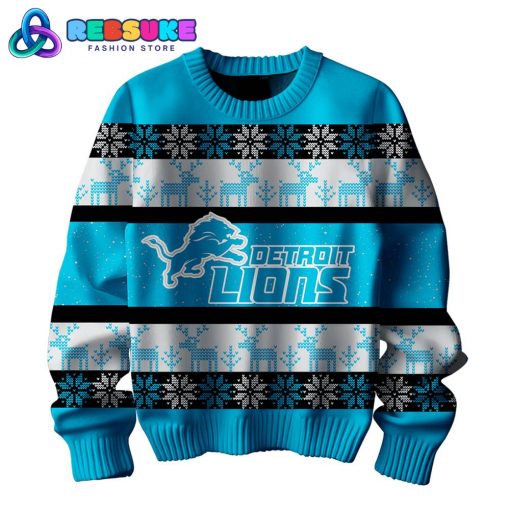 Detroit Lions They Not Like Us Ugly Christmas Sweater