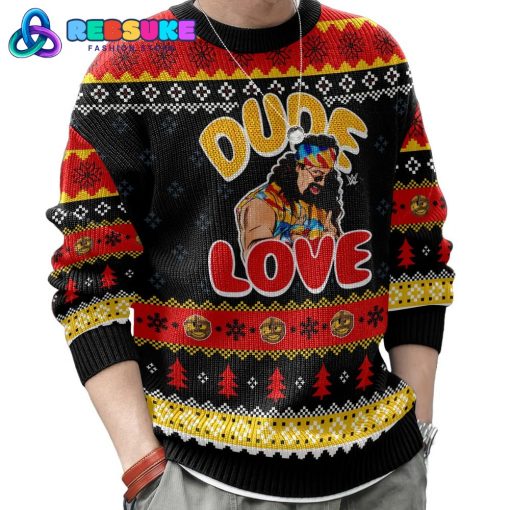 Dude Love Mick Foley Ugly Sweater