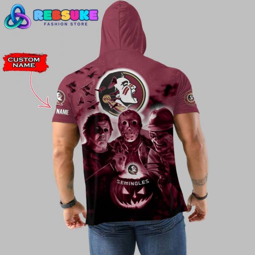 Florida State Seminoles Custom Name Halloween Hoodie Short Sleeve