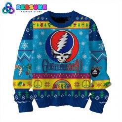 Grateful Dead Band Merry Christmas 2024 Ugly Sweater