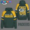 Green Bay Packers They Not Like Us Gold Hoodie