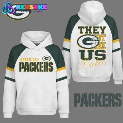 Green Bay Packers They Not Like Us White Hoodie