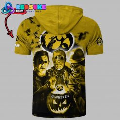 Iowa Hawkeyes Custom Name Halloween Hoodie Short Sleeve