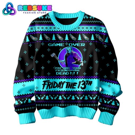 Jason Voorhees Friday the 13th Ugly Christmas Sweater