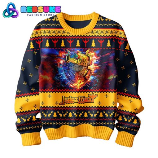 Judas Priest Merry Christmas 2024 Ugly Sweater