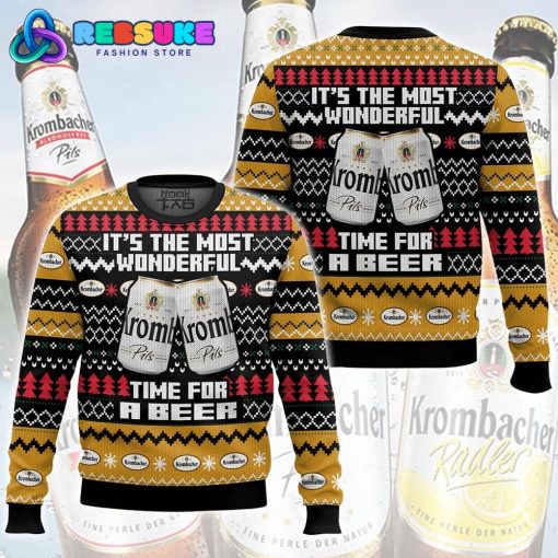 Krombacher It’s the Most Wonderful time for a Beer Ugly Sweater