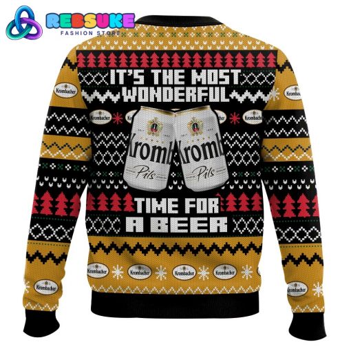 Krombacher It’s the Most Wonderful time for a Beer Ugly Sweater