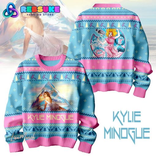 Kylie Minogue Queen Of Pop 2024 Ugly Christmas Sweater