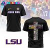 LSU Tigers Football Jesus Won Yellow Shirt