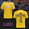 LSU Tigers Football Jesus Won White Shirt