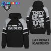 Las Vegas Raiders They Not Like Us Silver Hoodie