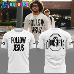 Limited Edition Follow Jesus White Ohio State Shirt