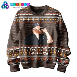 Luke Combs Country Singer 2024 Ugly Christmas Sweater