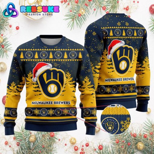 MLB Milwaukee Brewers Special Christmas Ugly Sweater