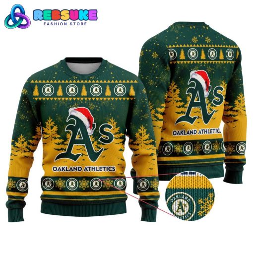 MLB Oakland Athletics Special Christmas Ugly Sweater